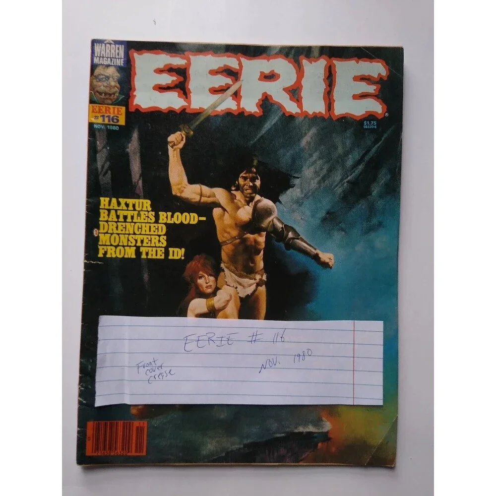 Eerie #116 Nov 1980 Warren Magazine Horror & Monster Comic Star Wars Empire Ads